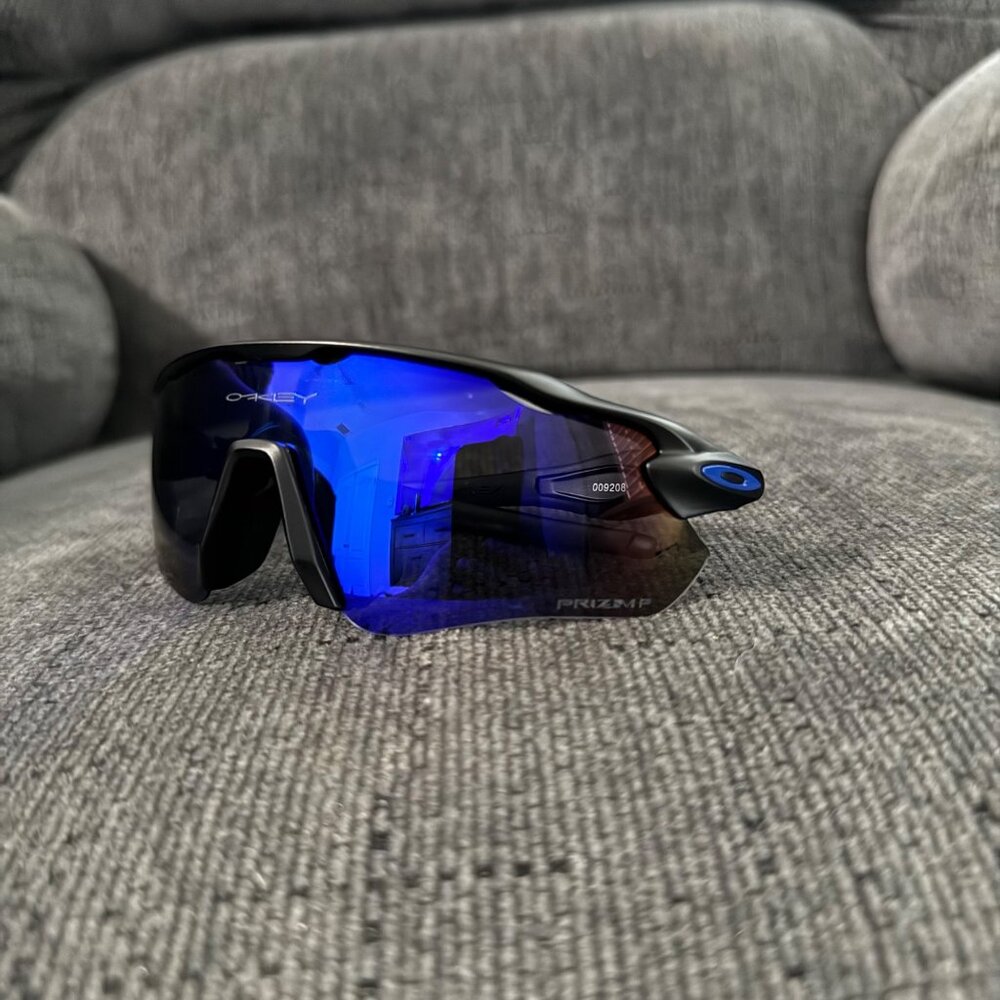 Oakley Radar EV PRIZM Polarized Blue OO9208 Black Frame - Picture 10 of 13